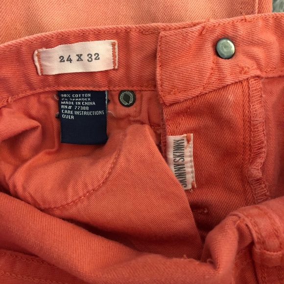 MADEWELL Salmon Pink Skinny Jeans Size 24 - Picture 4 of 6